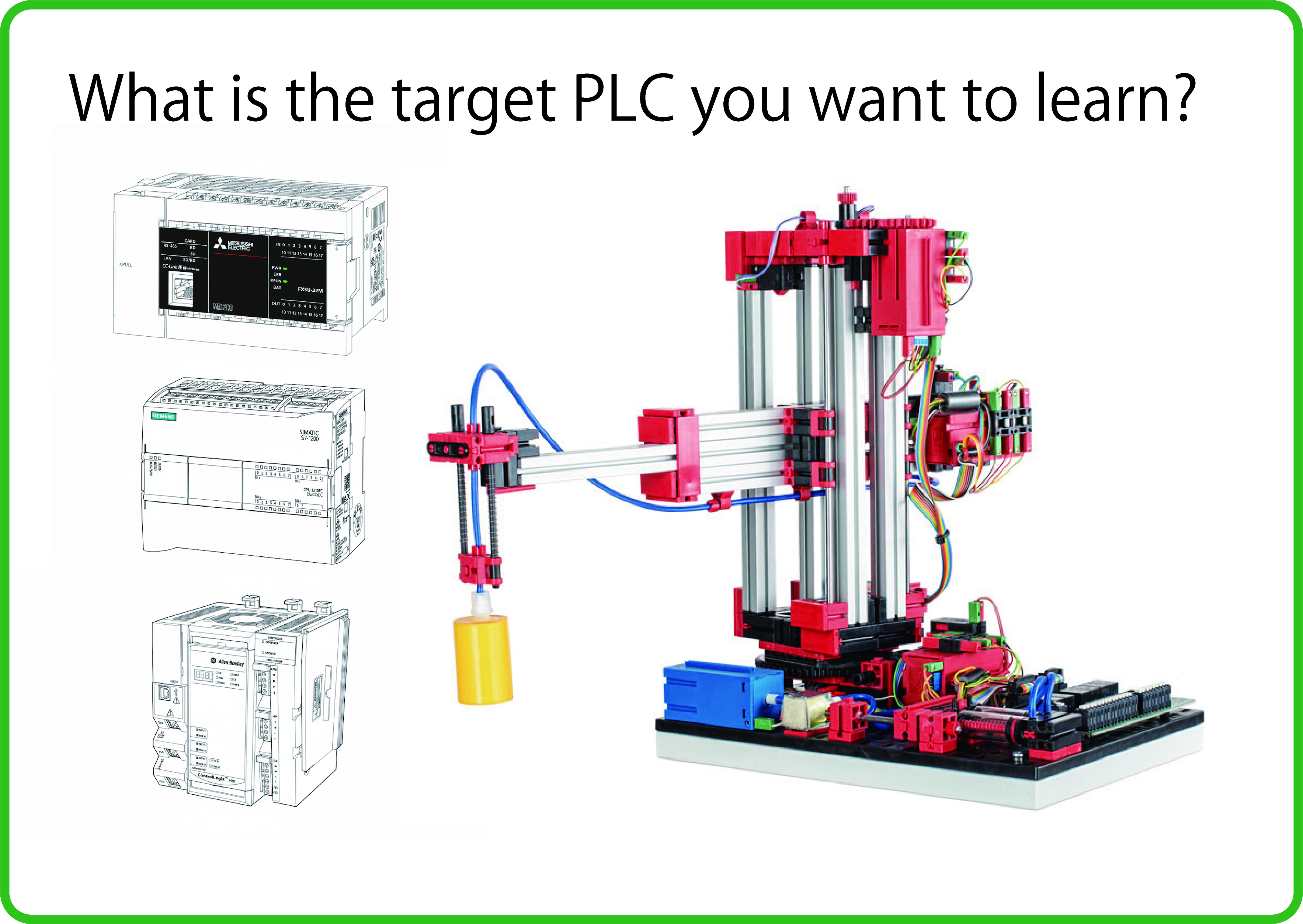 What is the target PLC you want to learn?